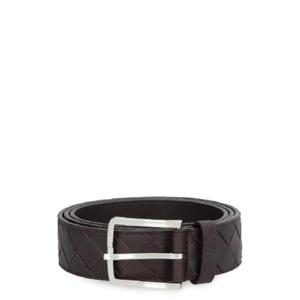 보테가베네타 인트레치아토 스퀘어 버클 레더 벨트 1432466