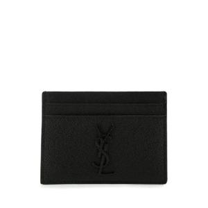 생로랑 톤온톤 로고 레더 카드지갑 684665