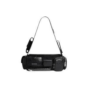 발렌시아가 슈퍼비지 XS 슬링백 블랙 762516210C81000