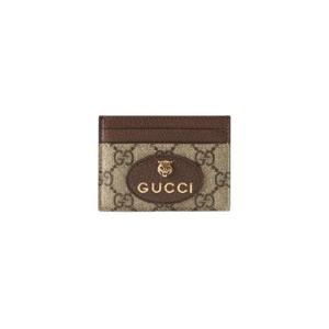구찌 네오 빈티지 GG 슈프림 카드 케이스 베이지 에보니 597557-K9GOT-8861
