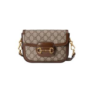 구찌 홀스빗 1955 GG 슈프림 캔버스 미니백 베이지 에보니 658574-HUHHG-8565