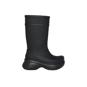 발렌시아가 x 크록스 러버 부츠 블랙 677388W1S8E1000