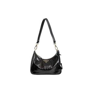 프라다 리에디션 나플락 페이턴트 레더 미니백 블랙 1BC204-2DNT-F0002