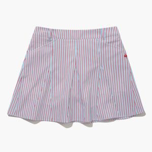 [르꼬끄골프] 여성 서커 스트라이프 플레어 스커트 (GQ222LSK62)