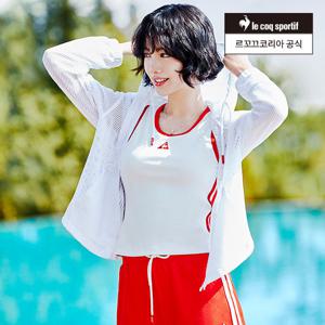 [르꼬끄공식] 여성 워터 스포츠테리 슬림핏 캡내장 슬리브리스 (QQ222SSL66)