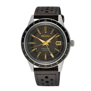 세이코 프레사지 남성 남자 블랙 오토매틱 가죽시계 SSK013J1