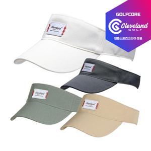 [25년신상]클리브랜드 우먼 우븐 패치 여성용 바이저 썬캡(GAH-C25028)