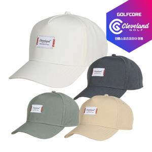 [25년신상]클리브랜드 우먼 우븐 패치 여성용 캡 골프모자(GAH-C25027)