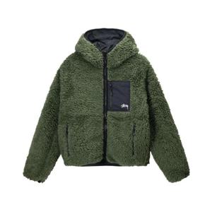 스투시 쉐르파 자켓 올리브 118507