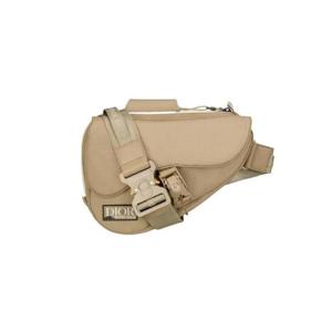 디올 바이 미스테리 랜치 새들 백 베이지 코듀라 나일론 1ADPO111MRN-H100