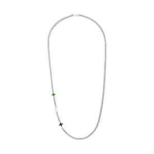 루이비통 모노그램 로우 네클리스 블루 M01949