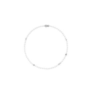 루이비통 모노그램 슬림 펄 네클리스 실버 M02235