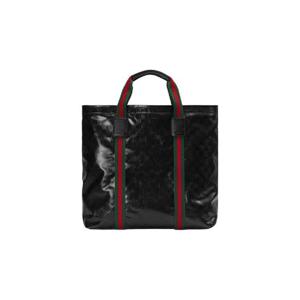 구찌 GG 크리스탈 미디움 토트백 블랙 GG 크리스탈 캔버스 763287-FACKN-1064