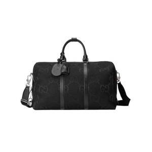 구찌 점보 GG 스몰 더플백 블랙 캔버스 739581-FABRP-1000