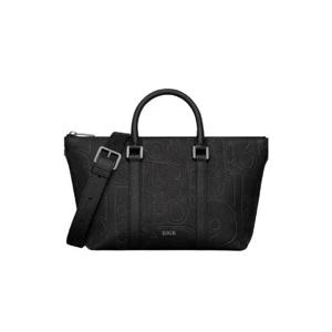 디올 위켄더 25 디올 그래비티 레더 그레인드 카프스킨 블랙 1ESPO322LLG-H00N