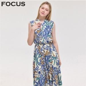 [포커스]포커스 썸머 플라워 슬리브리스 원피스_VF5M1OP3301