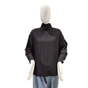 [파파야]하이넥 백단추 블라우스(PNPRBL013A)