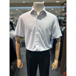 [리얼지오지아][25SS] 남성 시그니쳐 슬림핏 세미 와이드카라 반팔 셔츠 5컬러 ADF2WD1925