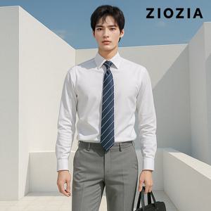 [지오지아] 레귤러 카라 화이트 드레스 셔츠 (ABD5WD1102)