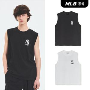 [MLB공식] 25S 베이직 메가로고 나시 티셔츠 (3 COLOR) 3ATOB0253