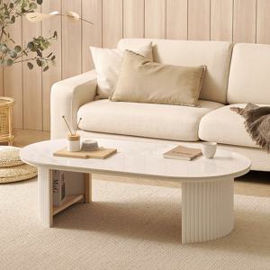 보루네오 마르체 몽스 세라믹 템바보드 원목 좌식 낮은 거실 소파테이블 1200 BVD015C (착불)