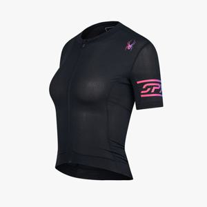 [스파이더] 여성 사이클 슬리브 그래픽 반팔 저지 TIER-0 SPKPCNFT552WBLK