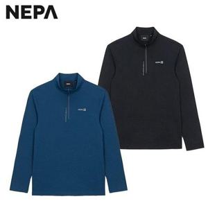 [네파] 남성 시어서커 트리코트 집업 티셔츠 7K35417