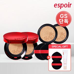 [에스쁘아] NEW 비벨벳 커버 쿠션 본품 2개(쿠션2 +리필2)