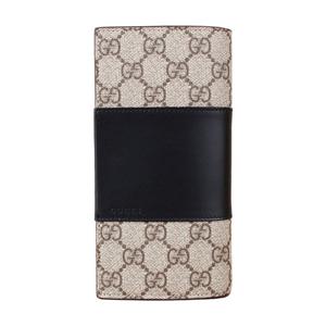 W 구찌 GG 수프림 에덴 장지갑 블랙 779878 KGDHN 9769