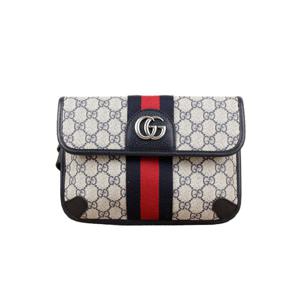 W 구찌 오피디아 GG 수프림 힙색 네이비 674081 96IWN 4076