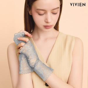 [비비안(스타킹)]글리터 레이스 미들 핸드커버 SI5034