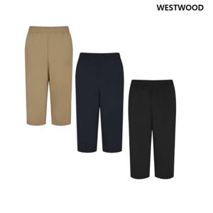 [웨스트우드] 여성 우븐 7부 밴드팬츠_WP2WTPB802