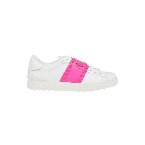 발렌티노 언타이틀 오픈 스니커즈 화이트핫핑크 여성 TW2S0A01 UTU 42Z