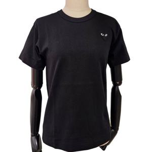 [꼼데가르송][롯데탑스]AX-T064-051블랙하트 반팔티