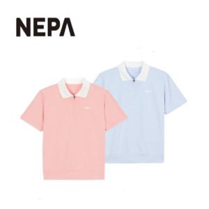 [네파] 여성 미니 체크 아이스콜드 반팔 폴로 티셔츠 7L45247