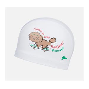 레노마 아동 강아지 보더 PU 수모 WH-RC2E051