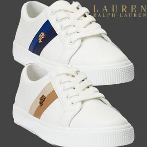 폴로 랄프로렌 Polo Ralph Lauren 19526346 여자 잰슨 가죽 스니커즈 운동화
