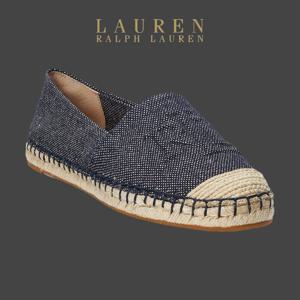 폴로 랄프로렌  21584232 여자 Cameron 로고 슬립온 에스파라듀 플랫 신발