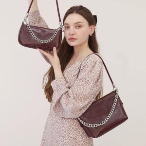 [선물증정] 힐링그래스 2WAY 미니 크레센트 소가죽 여성 숄더 크로스백 HGSG2951