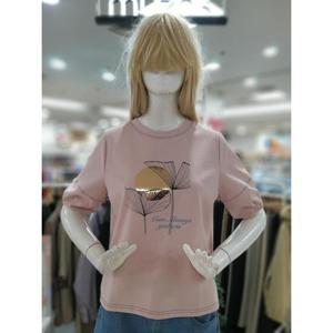 무자크 세이브존09 옆트임 면혼방 반팔 티 MP4WTS05