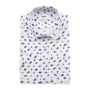 [레노마(셔츠)][롯데 청량리점]바다 모티브프린트 반소매 일반핏셔츠 RPUSG1275WH