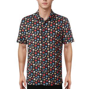 롯데광복 레드옥스 2025 S/S 캐주얼 여름 나염 반팔 남방셔츠 R252SH161NY-GB