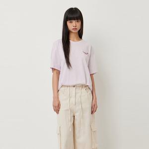 [시슬리] 비오넷 글리머 백 프린트 티셔츠_SATS42531LV