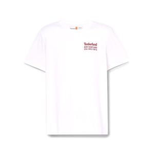 [팀버랜드] 남성 백 슬로건 반팔티 화이트_TB0A6B881001