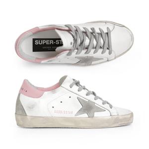 골든구스 GWF00102 F002569 10914 슈퍼스타 핑크탭 스니커즈
