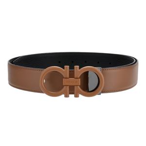 페라가모 67 9974 0780998 (679974 780998) 간치니 브라운/블랙 투톤 양면 벨트