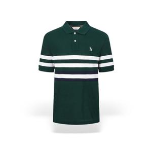 [헤지스] 남성 컬러블럭 카라 반팔티셔츠 HZTS5B434E3