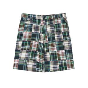 [헤지스] 남성 패치워크 체크 숏 팬츠 HZPA5B711E3