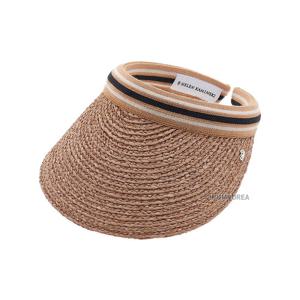[헬렌 카민스키] SS25 여성 비앙카 바이저햇 HAT50265 NOUGAT BLACK STRIPE