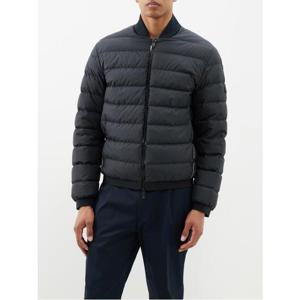 25 FW 몽클레어 남성 Oise 와즈 퀼트 다운 봄버 자켓 블랙 1A00043596IU 999